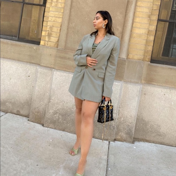 Top shop olive green blazer - Picture 1 of 3